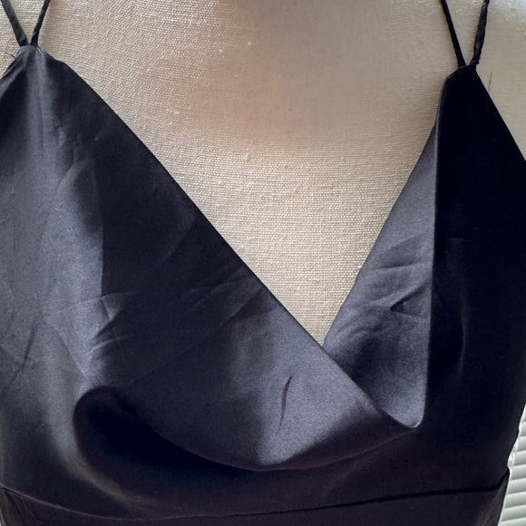 Forever 21 Black Slip Dress - Picture 3 of 5